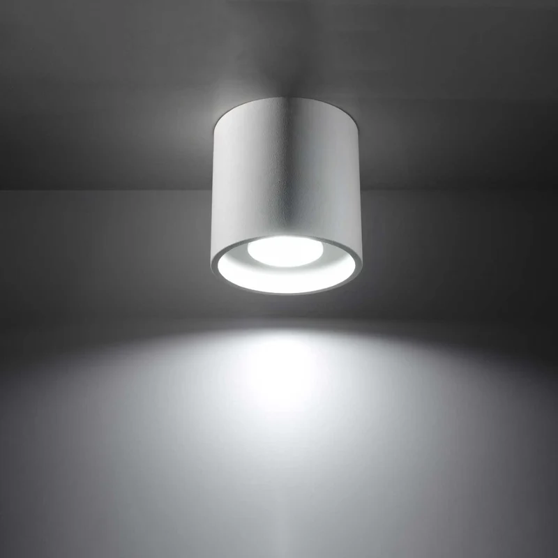 Achernar - Spot en saillie rond en aluminium, bois ou béton