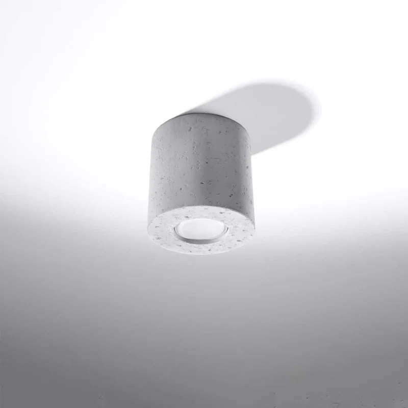 Achernar - Spot en saillie rond en aluminium, bois ou béton