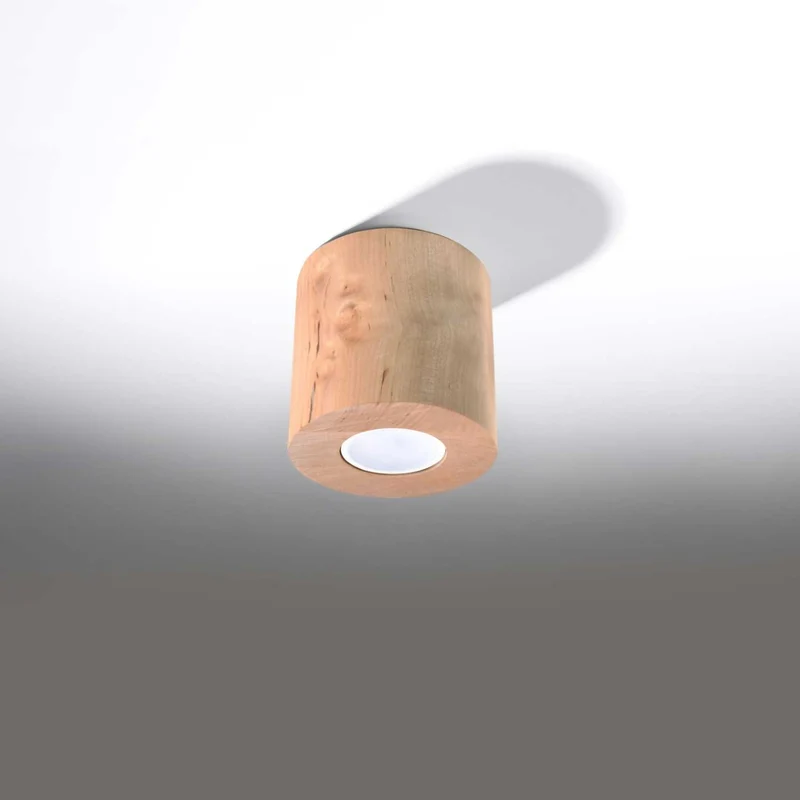 Achernar - Spot en saillie rond en aluminium, bois ou béton