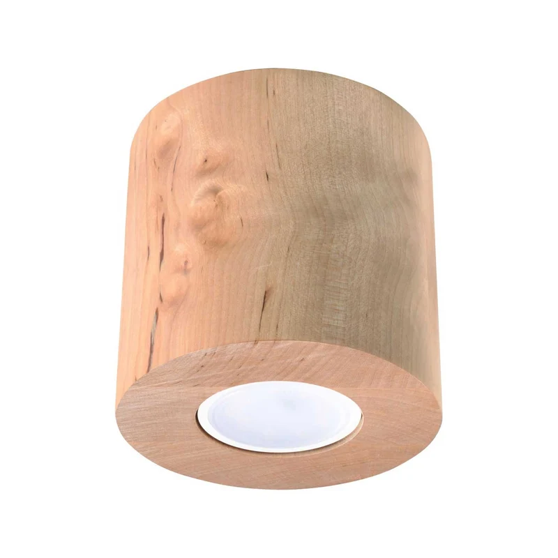 Achernar - Spot en saillie rond en aluminium, bois ou béton