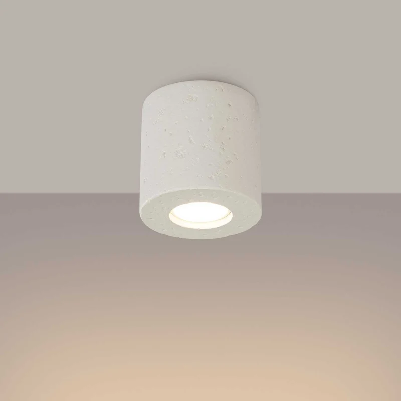 Achernar - Spot en saillie rond en aluminium, bois ou béton