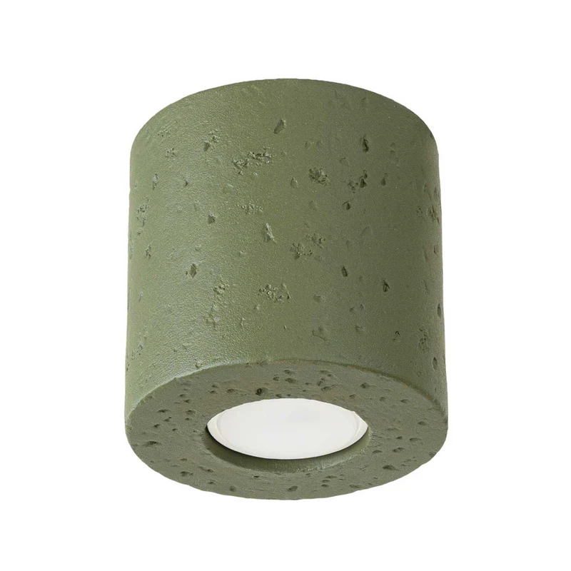 Achernar - Spot en saillie rond en aluminium, bois ou béton
