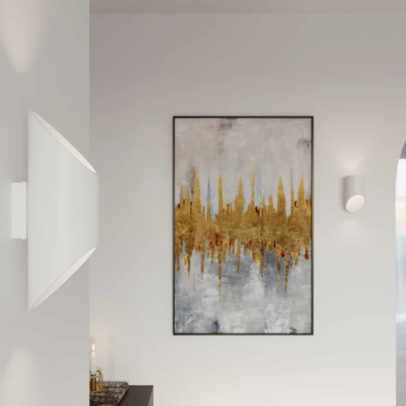 Acamar - Applique murale contemporaine en aluminium, 20 ou 30 cm
