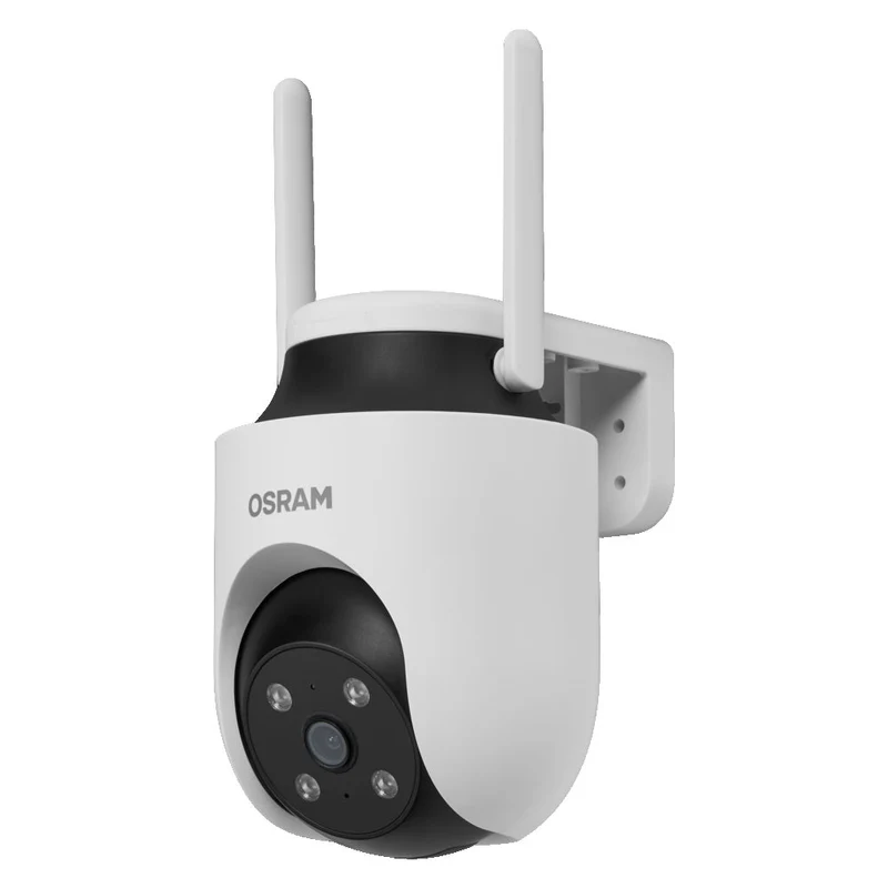 OSRAM Wifi SMART+ telecamera di sorveglianza esterna intelligente rotante bianca