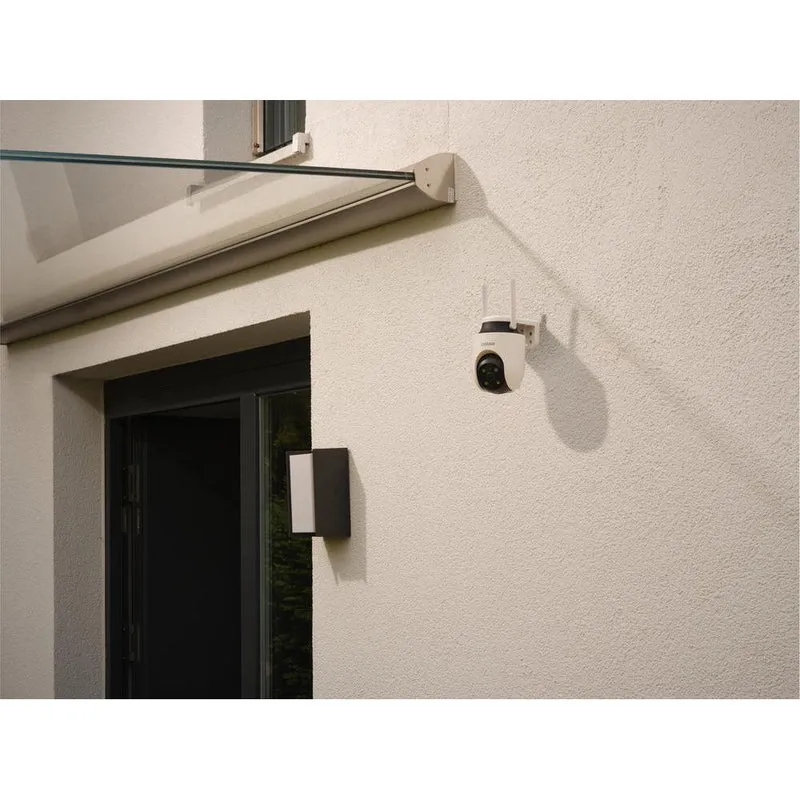 OSRAM Wifi SMART+ telecamera di sorveglianza esterna intelligente rotante bianca