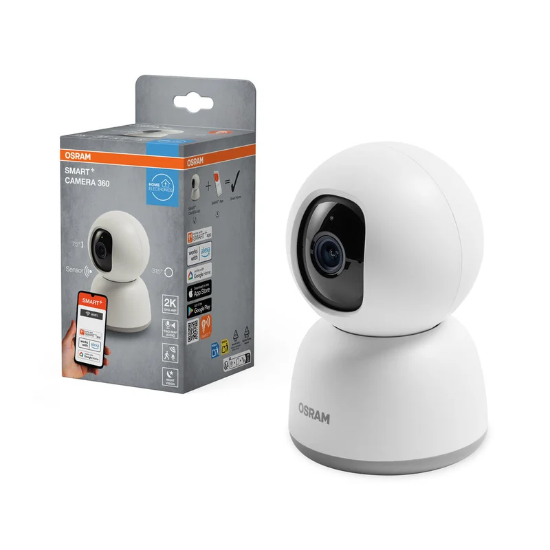 OSRAM Wifi SMART+ telecamera di sorveglianza intelligente bianca