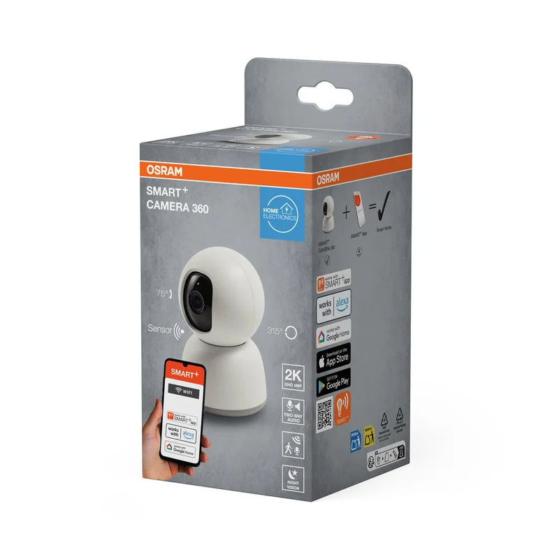 OSRAM Wifi SMART+ telecamera di sorveglianza intelligente bianca