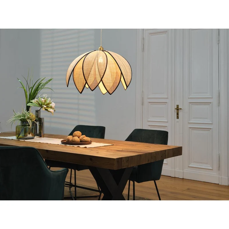 OSRAM DECOR Rattan Loto Lampada a sospensione E27 Marrone