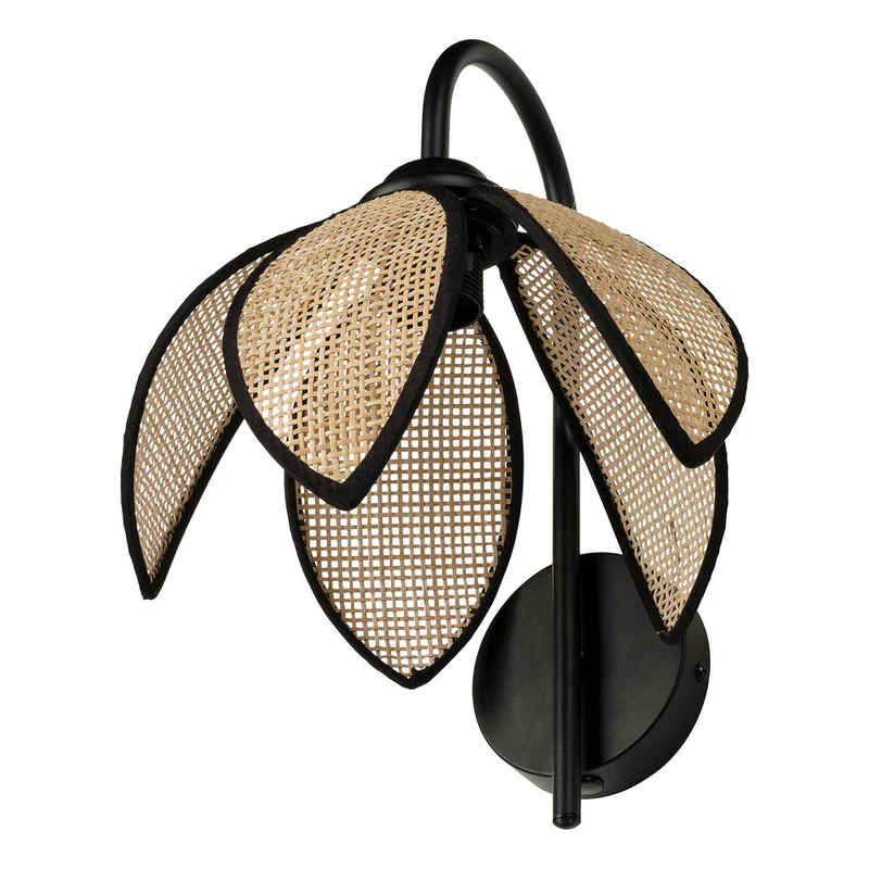 OSRAM DECOR Rattan Loto Applique E27 Marrone