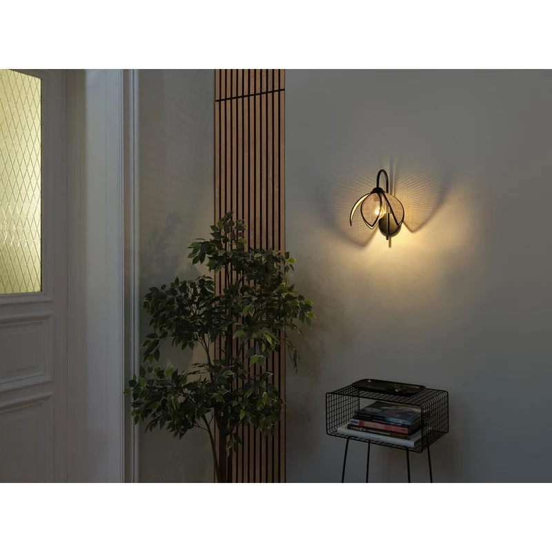 OSRAM DECOR Rattan Loto Applique E27 Marrone