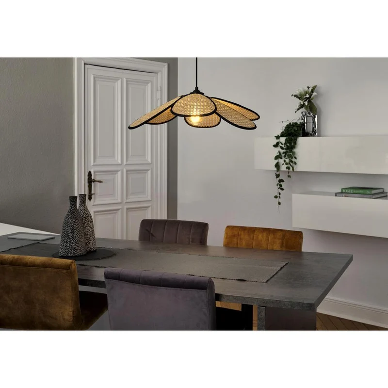 OSRAM DECOR Rattan Daisy Lampada a sospensione E27 Marrone