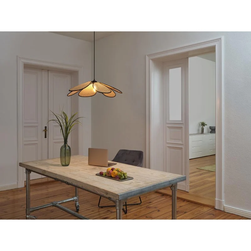 OSRAM DECOR Rattan Daisy Lampada a sospensione E27 Marrone