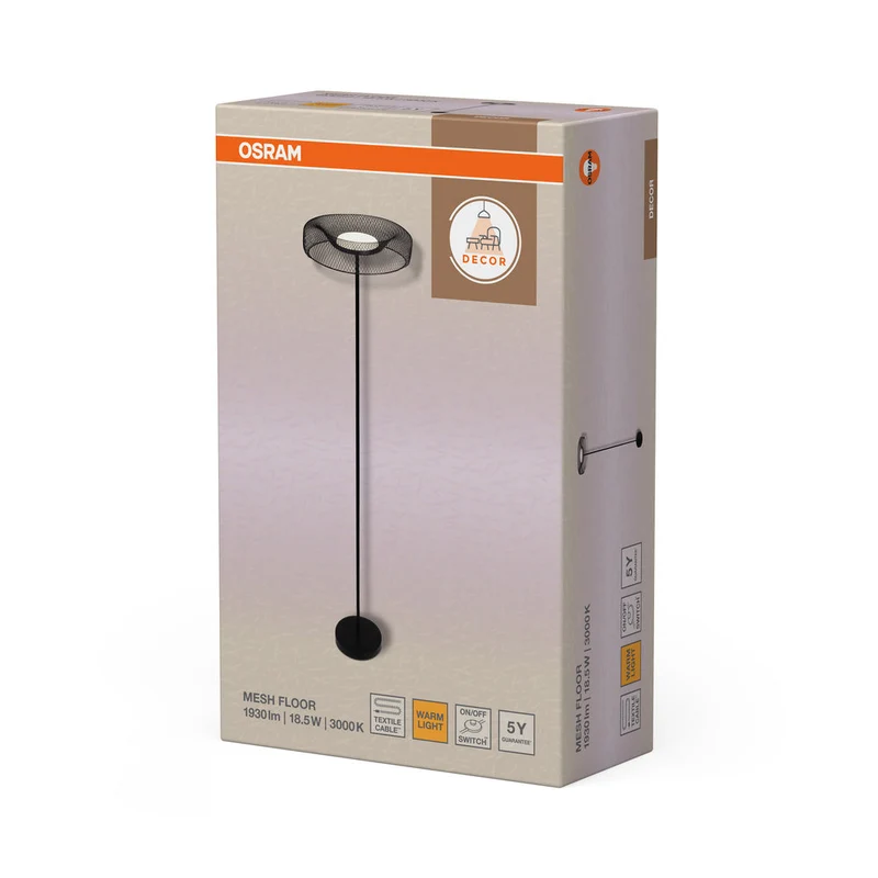 OSRAM DECOR Lampada da tavolo a rete 18.5W Nero