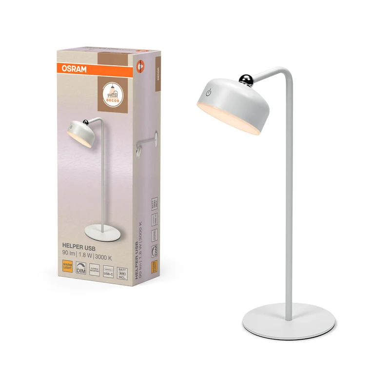 OSRAM DECOR HELPER GADGET Lampada USB a batteria bianca
