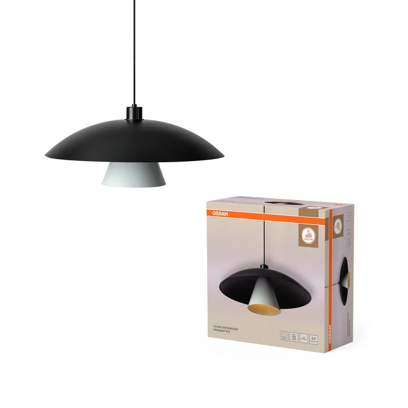 OSRAM DECOR Lampada a sospensione Fungo volante E27 Nero