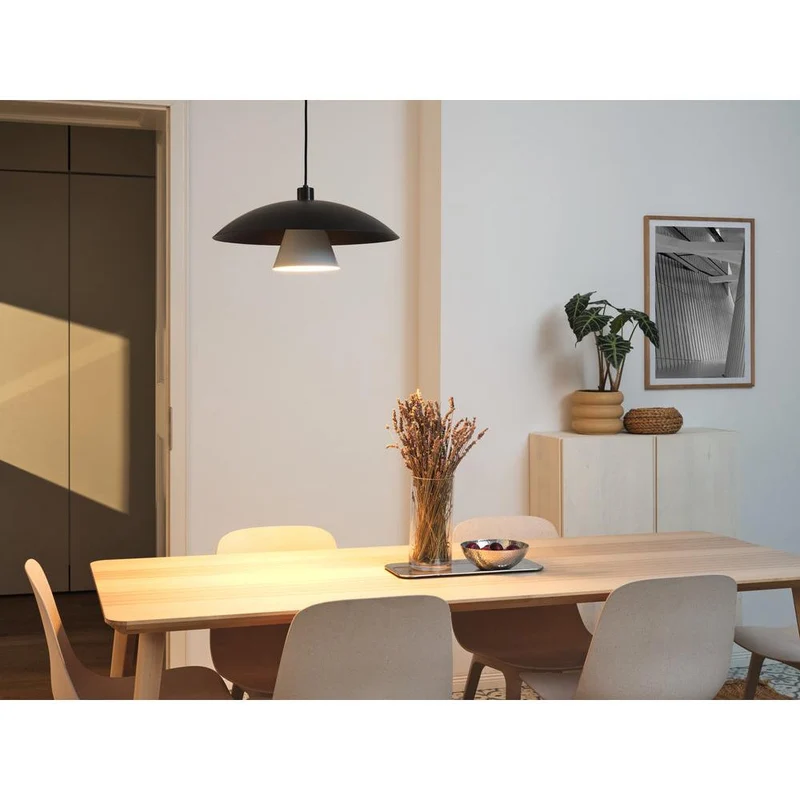 OSRAM DECOR Lampada a sospensione Fungo volante E27 Nero