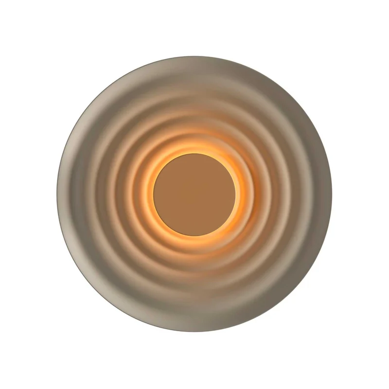 Nami - Applique murale LED ondulée en aluminium, style Art déco