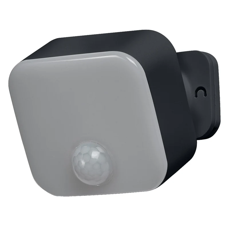 ENDURA® Style USB Regolabile Quadrato Sensore IP54 Grigio scuro