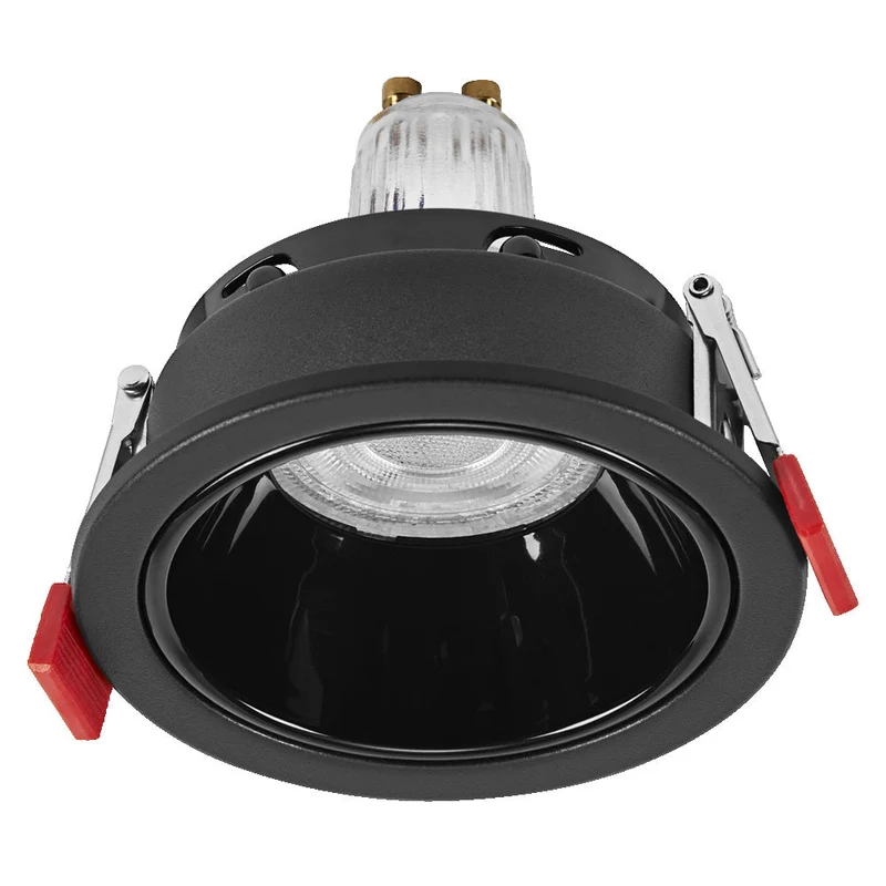 OSRAM LED Spot Recess faretti da incasso GU10 4.5W nero ⌀75 mm