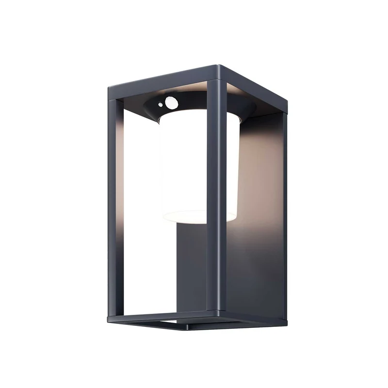 Shatter - Applique murale LED solaire en acier, style contemporain