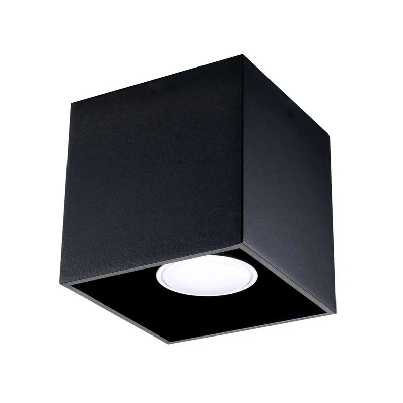 Adhil - Spot en saillie carré en aluminium, bois ou béton