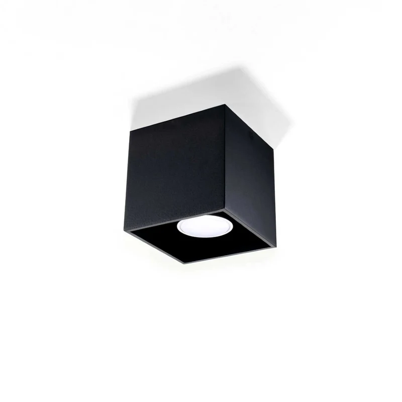Adhil - Spot en saillie carré en aluminium, bois ou béton