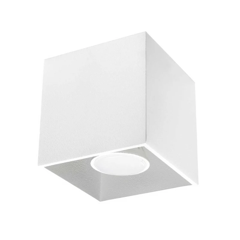 Adhil - Spot en saillie carré en aluminium, bois ou béton