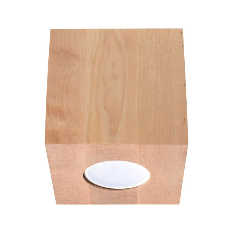 Adhil - Spot en saillie carré en aluminium, bois ou béton