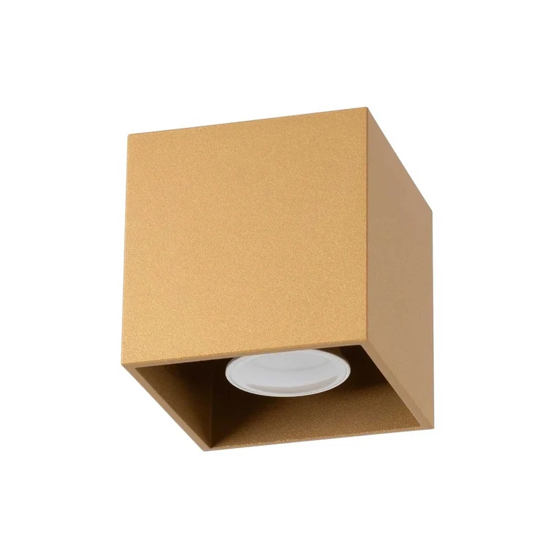 Adhil - Spot en saillie carré en aluminium, bois ou béton