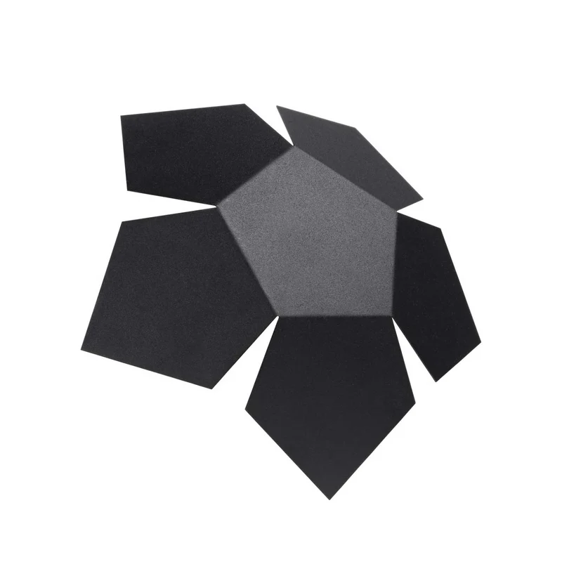 Alcor - Applique murale florale minimaliste en aluminium