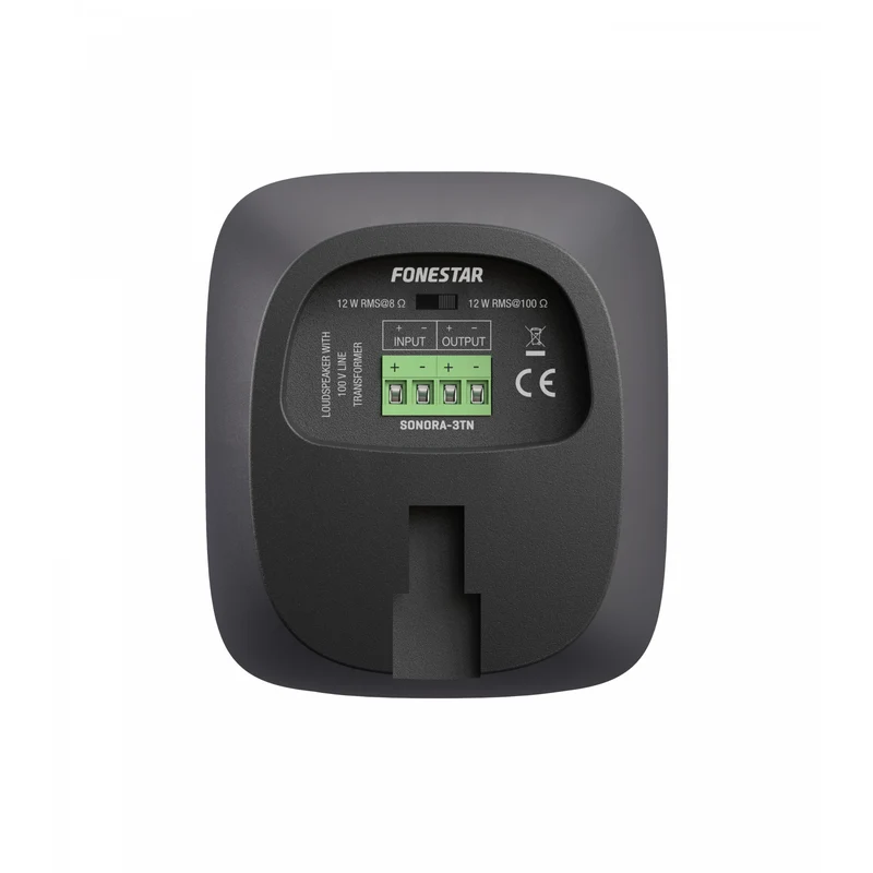 Fonestar Sonora 3TN Altoparlante da superfice, diffusore audio con trasformatore di linea a 100V, cassa altoparlante a bassa impedenza