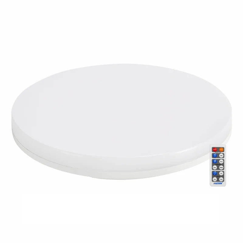 Alcapower Plafoniera LED CCT 24W con telecomando, 2000 lumen, sensore crepuscolare e micronde, temperatura colore selezionabile 3000K 4000K 6000K, diametro 33cm