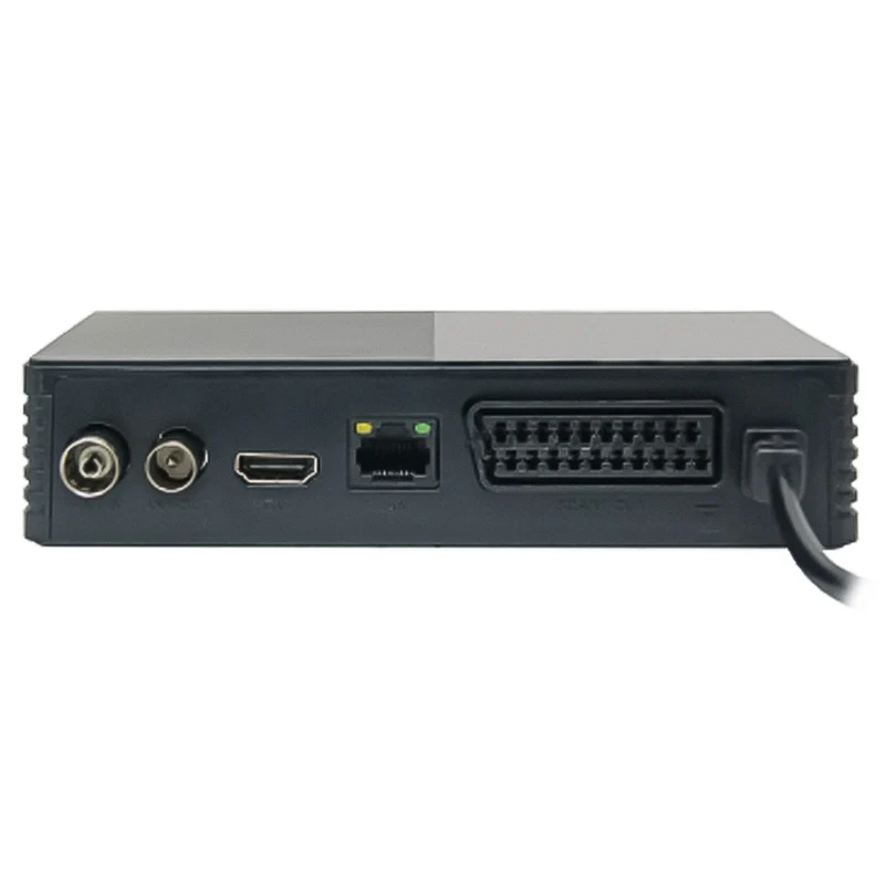 GBC GB-350D Decoder Full HD DVB-T2, digitale terrestre 1080p H.265, porta USB, Telecomando IR universale TV+decoder