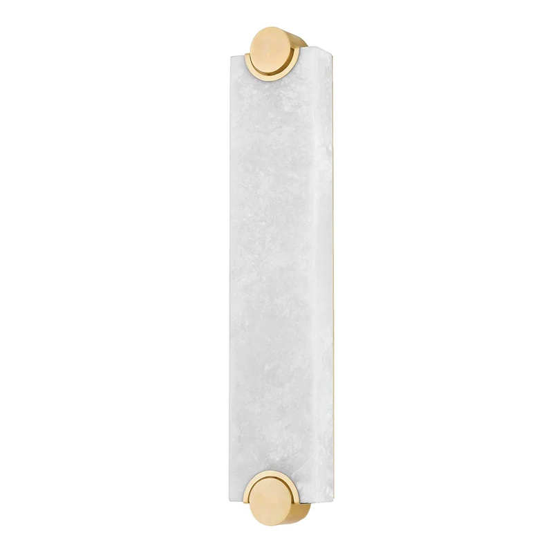 Brant - Applique murale LED en laiton et albâtre, style contemporain