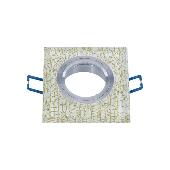 Portafaretto da Incasso Quadrato Decorato 60mm P16-GU10