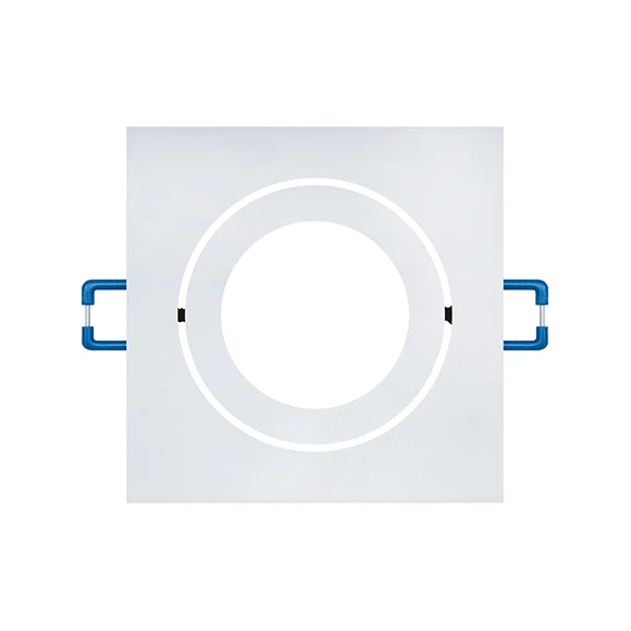 Portafaretto da Incasso Quadrato Orientabile 75mm P20-GU10