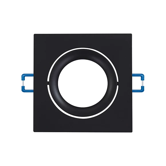 Portafaretto da Incasso Quadrato Orientabile 75mm P20-GU10