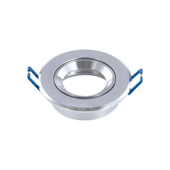 Portafaretto da Incasso Quadrato in Vetro Effetto Specchio 60mm P18-GU10