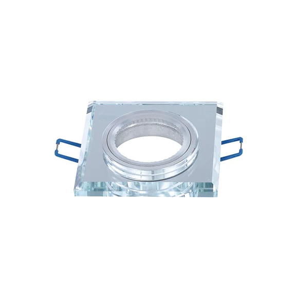 Portafaretto da Incasso Orientabile Argento 72mm P17-GU10