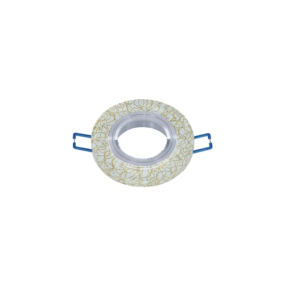 Portafaretto da Incasso Rotondo Decorato 60mm P15-GU10