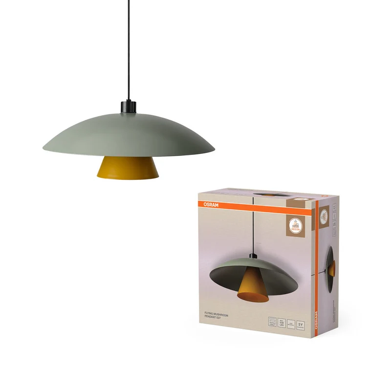 OSRAM DECOR Lampada a sospensione Flying Mushroom E27 Verde