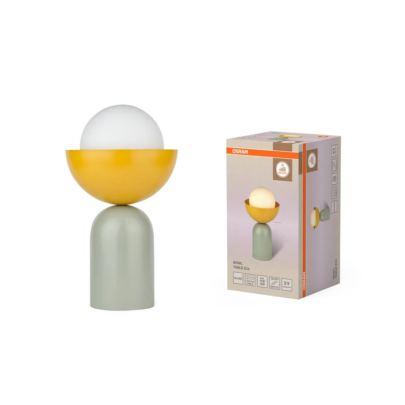 OSRAM DECOR Lampada da tavolo a ciotola E14 verde