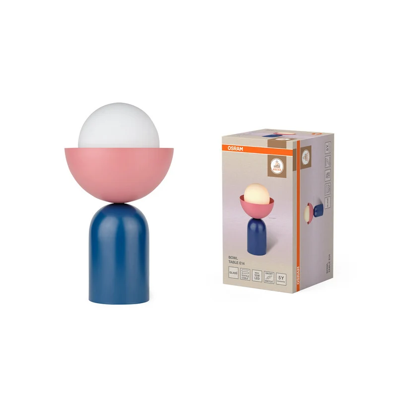 OSRAM DECOR Lampada da tavolo a ciotola E14 Blu