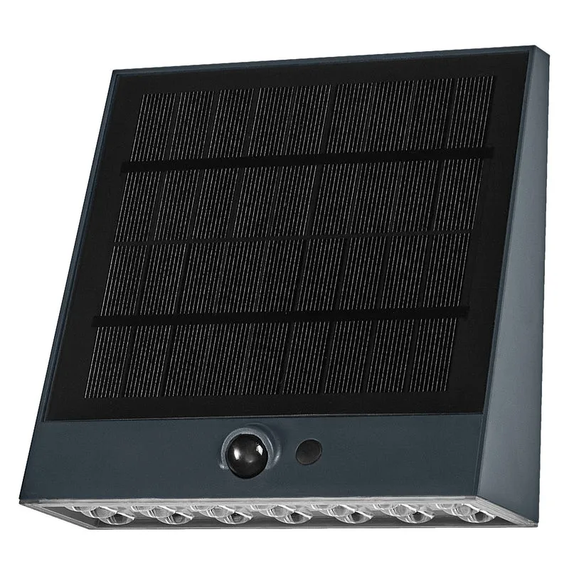 ENDURA STYLE SOLAR BRIGHT SENSOR lampada da parete Fin IP54 grigio scuro