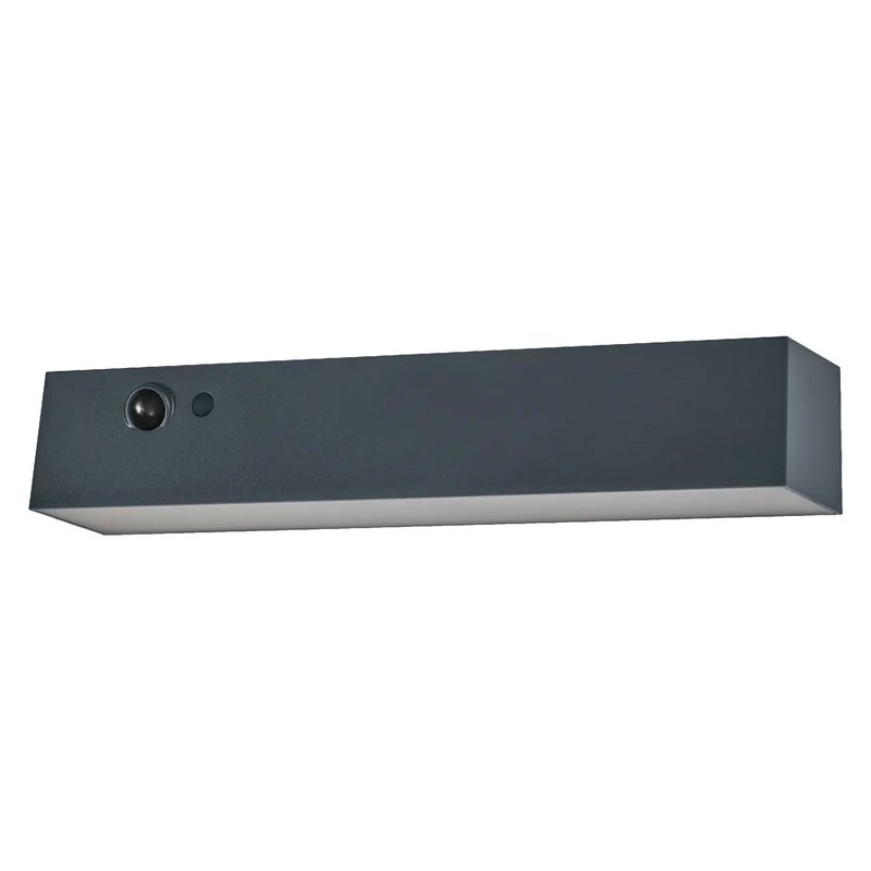 OSRAM ENDURA® STYLE SOLAR BRIGHT SENSORE LAMPADA DA PARETE con sensore di movimento IP54 grigio scuro