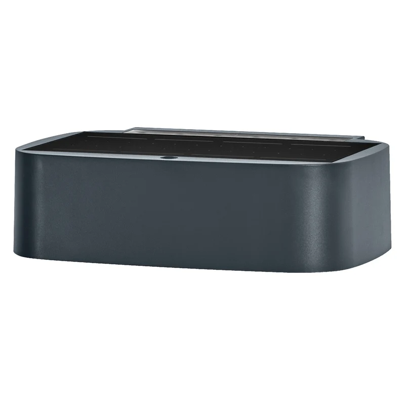 OSRAM ENDURA® STYLE SOLAR BRIGHT SENSORE DI LUCE DIURNA Lampada da parete con sensore di movimento IP65 Grigio scuro