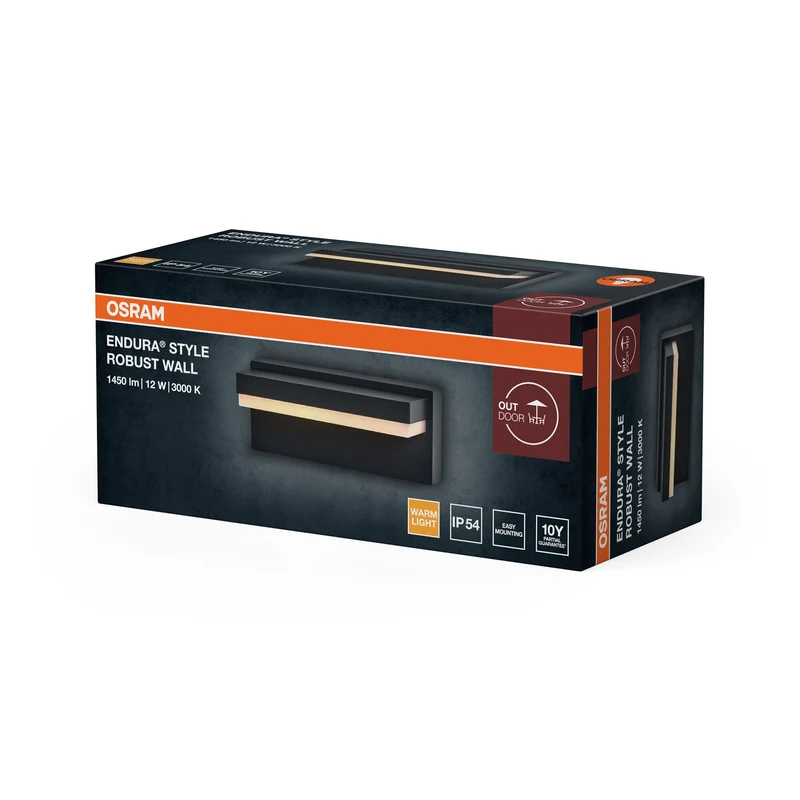 OSRAM ENDURA® STYLE ROBUST Lampada da parete IP54 Grigio scuro