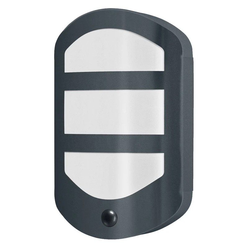 OSRAM ENDURA® STYLE PLATE lampada da parete con sensore 12.5W grigio scuro