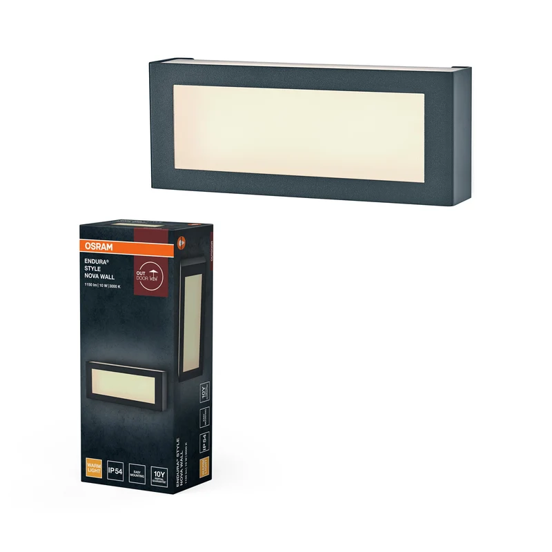 OSRAM ENDURA® STYLE NOVA Applique IP54 Grigio scuro