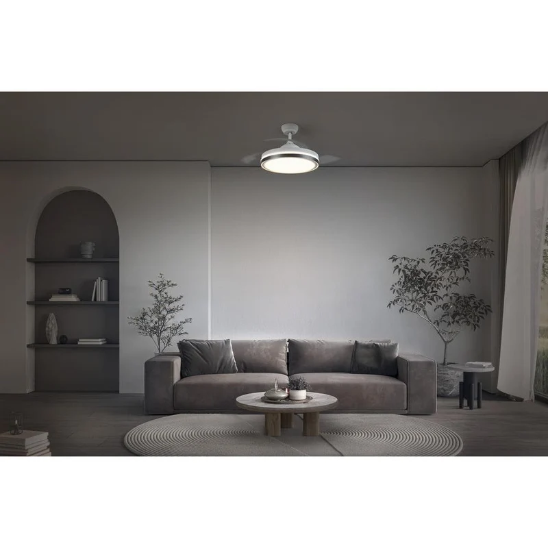 OSRAM LED Ventilatore da soffitto retrattile 66W Bianco 3000K-6500K